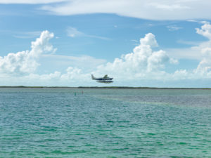 Tropic Ocean Airways taking off from Resorts World Bimini, Resort and Marina, The Bahamas.